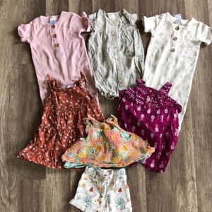 Baby Girl 7 Piece Bundle 6 Months